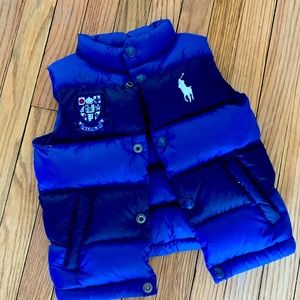24 month boys polo puffer vest